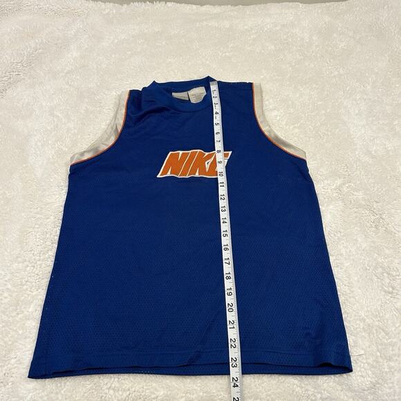 Vintage Nike Y2K Youth Blue Basketball Jersey Size M 10-12‎ 2000s - Picture 5 of 6
